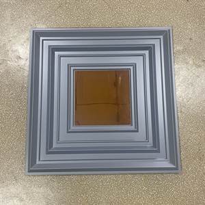 Hotels Decoratief Decor Ontwerp Pvc 3d Thermoforming Plastic Wandpaneel Spiegel Goud 3d Pvc Wandpanelen - Product Image 4