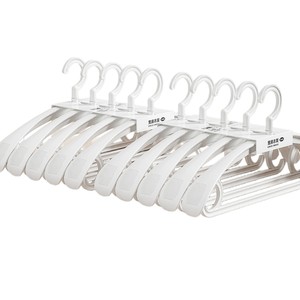 Wide Shoulder Hanger Thickened Anti Slip Plastic Coat Hanger For Home Use Clothes Drying Balcony Storage Organizer - Product Image 5