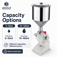 Machine de remplissage manuelle de crème au chocolat liquide visqueux/distributeur portable de confiture
