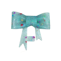 SYBBeads Accessoires pour pailles en silicone, personnalisables gratuitement, réutilisables, certifiés CE, écologiques, avec nœuds arc-en-ciel à paillettes violettes