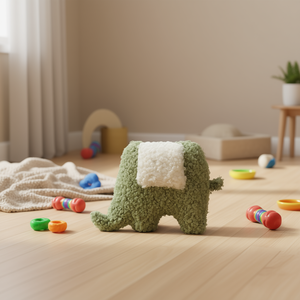 Peluche de Elefante Junior de 13 cm, Animal de Peluche Suave para Mascotas - Product Image 3