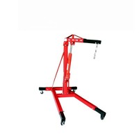 Outils de levage de palan à moteur mobile levage lourd 2T pliant hydraulique pliable essence grue d'atelier fixe