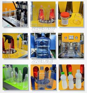 Design personalizzato 0.1L 1.5L 50ml soffiatore di bottiglie semi-automatico preforme Pet impianto di produzione di plastica fornito - Product Image 6