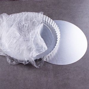 Bandeja para hornear panaderí<span class=keywords><strong>a</strong></span> Bandeja redonda de aluminio Tarta estriada Quiche Pan Pie Comida Pizza Bandeja para hornear - Product Image 6