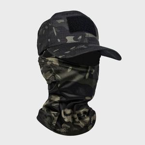 Casquettes de baseball camouflage en gros en stock avec cagoule de ski et bonnet cagoule de moto 100% coton unisexe courant - Product Image 4