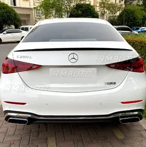 สำหรับ Mercedes Benz C Class W206 C200 C260 C300 C43 C63 AMG 2022-2024 ชุดแต่งปีกหลัง สปอยเลอร์หลังรถยนต์ อุปกรณ์ตกแต่งรถยนต์ - Product Image 3