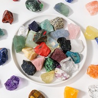 Lot de Cristaux de Guérison Assortis en Gros, Pierres Précieuses Naturelles Polies, Ensemble Mixte de Quartz, Améthyste, Citrine, Reiki, Chakra, Blocs Cubiques Écologiques
