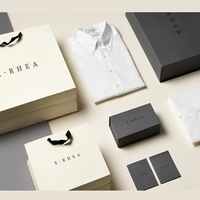 Boîtes d'emballage pour vêtements, t-shirts, de haute qualité, personnalisées, luxueuses, en papier, avec fermeture magnétique, pour l'expédition