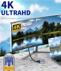 อะแดปเตอร์ USB-C USB-A/VGA 3-in-1 (ตัวแยกสัญญาณทีวี ตัวแปลงดิจิตอล AV พร้อมที่ชาร์จ) สำหรับแล็ปท็อป ทีวี-MacBook/iPhone 15/<span class=keywords><strong>iPad</strong></span> Pro ที่ใช้งานร่วมกันได้ - Product Image 6
