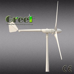 เครื่องกำเนิดไฟฟ้าพลังงานลมแบบแกนนอนขนาดเล็ก 3 กิโลวัตต์ กำลังผลิตสูง - Product Image 1