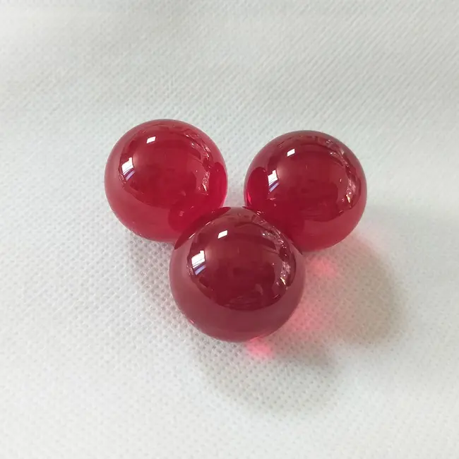 Big Size 12Mm Glad Red Ruby Bol Ruby Ball Korund Edelsteen Natuurlijke Ruby