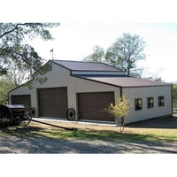 Maison préfabriquée, bâtiment en structure métallique, barndominium agricole, kits de hangar en acier métallique avec conception
