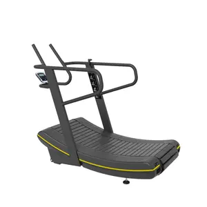 Unpowered Running Machine Crawler Unpowered Treadmill Commercial Mechanical Curved Treadmill Gym Fitness Equipment