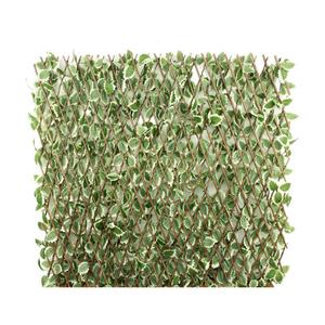 Clôture <span class=keywords><strong>de</strong></span> <span class=keywords><strong>laurier</strong></span> artificielle extensible <span class=keywords><strong>feuille</strong></span> murale écran <span class=keywords><strong>de</strong></span> clôture <span class=keywords><strong>de</strong></span> confidentialité feuilles <span class=keywords><strong>de</strong></span> plantes couvrant la décoration pour la maison jardin d'arrière-cour - Product Image 1