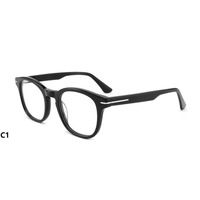 Nouvelle mode de lunettes de lentilles optiques lunettes en acétate à monture épaisse lunettes de vue en gros