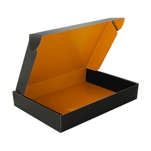 Cajas Cuadradas de Cartón Corrugado Reutilizables con Impresión en Relieve para Empaquetado Comercial y de Compras - Product Image 3