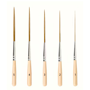 Ensemble de 5 pinceaux à détails fins Xin Bowen, pointe <span class=keywords><strong>extra</strong></span> longue, pinceau à détails pour artiste - Product Image 6