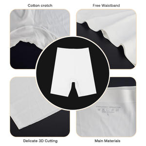 Cómodo Control firme Pantalones cortos de seguridad ajustados Cintura alta Invisible <span class=keywords><strong>Anti</strong></span> Frotamiento Bragas sin costuras - Product Image 3