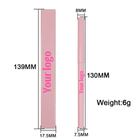 Vente en gros de crayon à lèvres végétalien maquillage lèvres végétalien crayon à lèvres crémeux et mat logo personnalisé marque privée crayon à lèvres rose rétractable