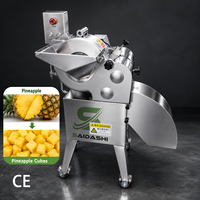 SAIDASHI Firm Fruit- en Groenteblokjesmachine 300-1000kg/u 3-20mm Blokjes Snijder voor Guave Ananas Aardappel Wortel Voedingsmiddelenfabriek Gebruik