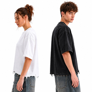 Herstellung von Vintage-Look Herren Boxy T-Shirts Hochwertige 100% Baumwolle Retro Streetwear DTG Oversized Tees - Product Image 3