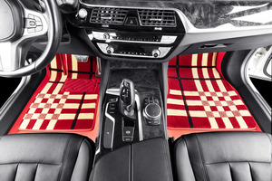 Alfombrillas de Lujo Hechas a Medida para <span class=keywords><strong>Audi</strong></span> <span class=keywords><strong>Q3</strong></span> - Doble Capa con Cuero Genuino y Nano Felpa, que Desprenden una Elegancia Extraordinaria - Product Image 2