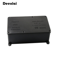 Boîtier de jonction électrique étanche IP68 FSH717, boîtier de connexion de câbles en plastique pour l'extérieur, pour l'installation de câblage externe