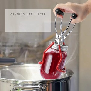Pince de levage pour bocaux en acier inoxydable avec poignée antidérapante, résistante à la chaleur, pour bouteilles en verre, outil de cuisine - Product Image 4