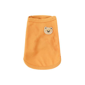 Pabrik Songshantoys Grosir Murah <span class=keywords><strong>2026</strong></span> Musim Semi Baru Rompi Anjing Kucing Lucu Warna Solid Poliester Kaos untuk Pakaian Anjing Kecil - Product Image 4