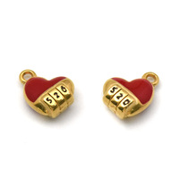 Liontin Stainless Steel emas PVD 18K Trendy berbagai liontin untuk DIY membuat perhiasan tahan air hipoalergenik Anak pesona