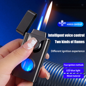 Đèn khò DEBANG sáng tạo điều khiển bằng giọng nói biến ngọn lửa thông thường thành ngọn lửa kép trực tiếp, đèn khò gas butan - Product Image 3