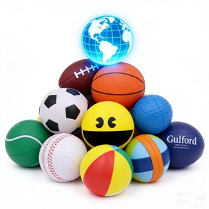 Wholesale Design Toys Stress <b>Ball</b> With Custom Logo <b>Squeeze</b> Anti Stress <b>Ball</b> Round Shaped PU Stress Relief <b>Ball</b> Toy - Product Image 1