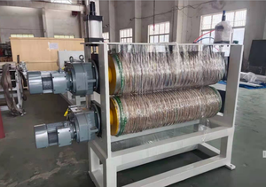 Asa Upvc tetto in resina di seconda mano mattonelle 450 ~ 550 kg/h linea di produzione di piastrelle a strato singolo - Product Image 4