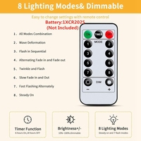 Guirlande lumineuse de Noël multicolore 3x1m, télécommande USB, 8 modes, fil de cuivre RGB, guirlande lumineuse féerique arc-en-ciel pour la décoration de fête