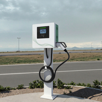 Station de charge EV murale rapide 20kW 30kW 40kW Fonction RFID Chademo Standard IP55 Classe OCPP1.6 GBT CCS pour la charge DC EV