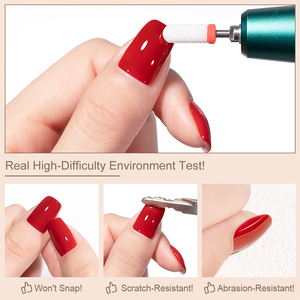 Miss gooey UV Gel Sơn Móng Tay Cơ sở Coat Top Coat Hema miễn phí chuyên nghiệp Nail Salon Nguồn cung cấp Peel Off cơ sở Gel ngâm tắt véc ni - Product Image 2