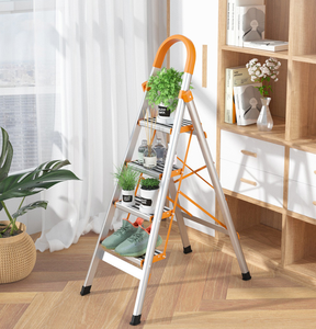 Orange nhôm hộ gia đình bước thang với giá rẻ nhất chất lượng tốt nhất có thể gập lại dễ dàng cửa hàng bước thang - Product Image 2