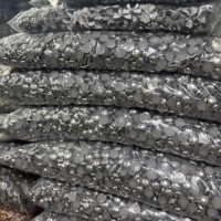 Strass thermocollants blancs de haute qualité, en demi-alliage, écologiques, durables, brillants, à dos plat, lavables, pour robes de mariée et de danse