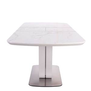 Tavolo <span class=keywords><strong>da</strong></span> Pranzo Premium Allungabile con Piano in Ceramica e Base in Metallo a Forma di U - Product Image 5