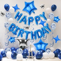 Lot de ballons en aluminium Mylar de 18 pouces pour fête d'anniversaire, lettres Joyeux Anniversaire, gonflables à l'hélium ou à l'air, décoration de fête, vente en gros Chine
