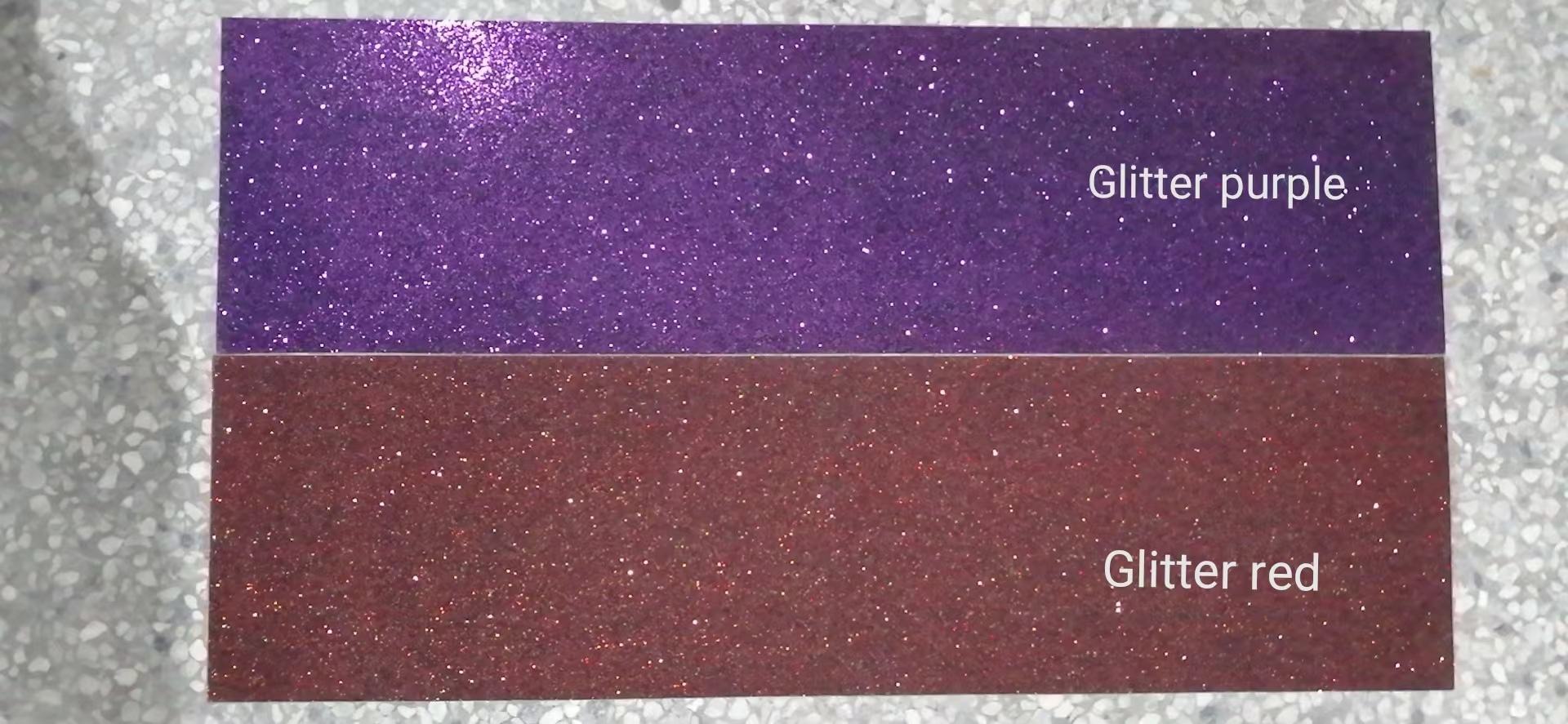 Glitter púrpura