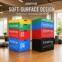 Plyometrische Boxen zum Fabrikpreis, Schaumstoff-Sprungboxen, Fitnessgeräte, Übungsboxen, Plyo-Boxen, Sprungbox