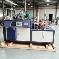 Nouvelle machine entièrement automatique pour la fabrication de gobelets en papier, machine à gobelets à café haute vitesse, machine à gobelets en papier jetables