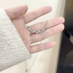 Gotico di tendenza delle donne belle collane a ciondolo collane a catena con croce e oro rosa vendita vendita all'ingrosso gioielli in argento - Product Image 1