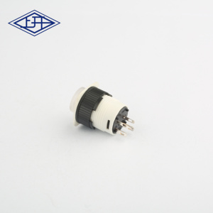 16mm Vòng hình dạng momentary <span class=keywords><strong>pushbutton</strong></span> Thiết bị chuyển mạch với LED ánh sáng màu đỏ màu xanh lá cây chiếu sáng <span class=keywords><strong>pushbutton</strong></span> Thiết bị chuyển mạch - Product Image 6