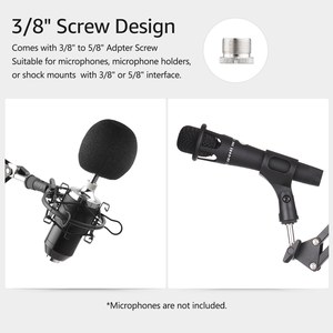 Chân Đỡ Micro Đặt Giá Đỡ Micro + Kẹp Bàn Kim Loại + Bộ Lọc + Ống Gió Xốp + Giá Treo Chống Sốc - Product Image 4