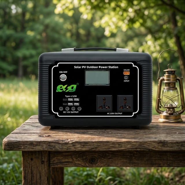 ESG  Portable Power Station 200W 300W LiFePO4 256Wh Solar Charging Pure Sine Wave Type C Outdoor Camping RV Emergency