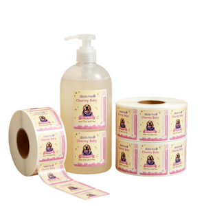 Custom High Quality Waterproof Adhesive Roll Printing Glitter Gold Foil Logo Design Packaging Sticker for Pet <b>Perfume</b> <b>Bottle</b> - Product Image 1