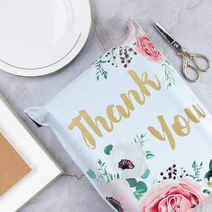 ที่กำหนดเองพลาสติกย่อยสลายบรรจุภัณฑ์โพลีเมลถุงจดหมายกันน้ำขอบคุณซองจดหมายไปรษณีย์จัดส่งถุง - Product Image 5