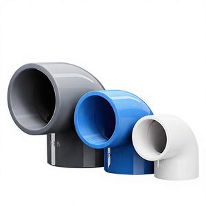 PVC 90 graden elleboog pijpfittingen aquariumadapter klasse corrosiebestendig zeskantkop model 16 verschillende kleuren optioneel - Product Image 3